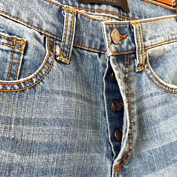 DSTLD Distressed Button Fly Mom Jean Size 25 - Picture 5 of 14